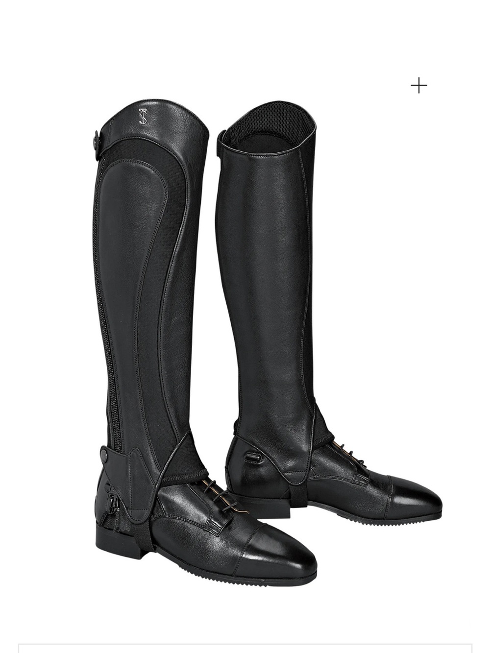 Tredstep Medici Air Half Chaps Black Size 12/16